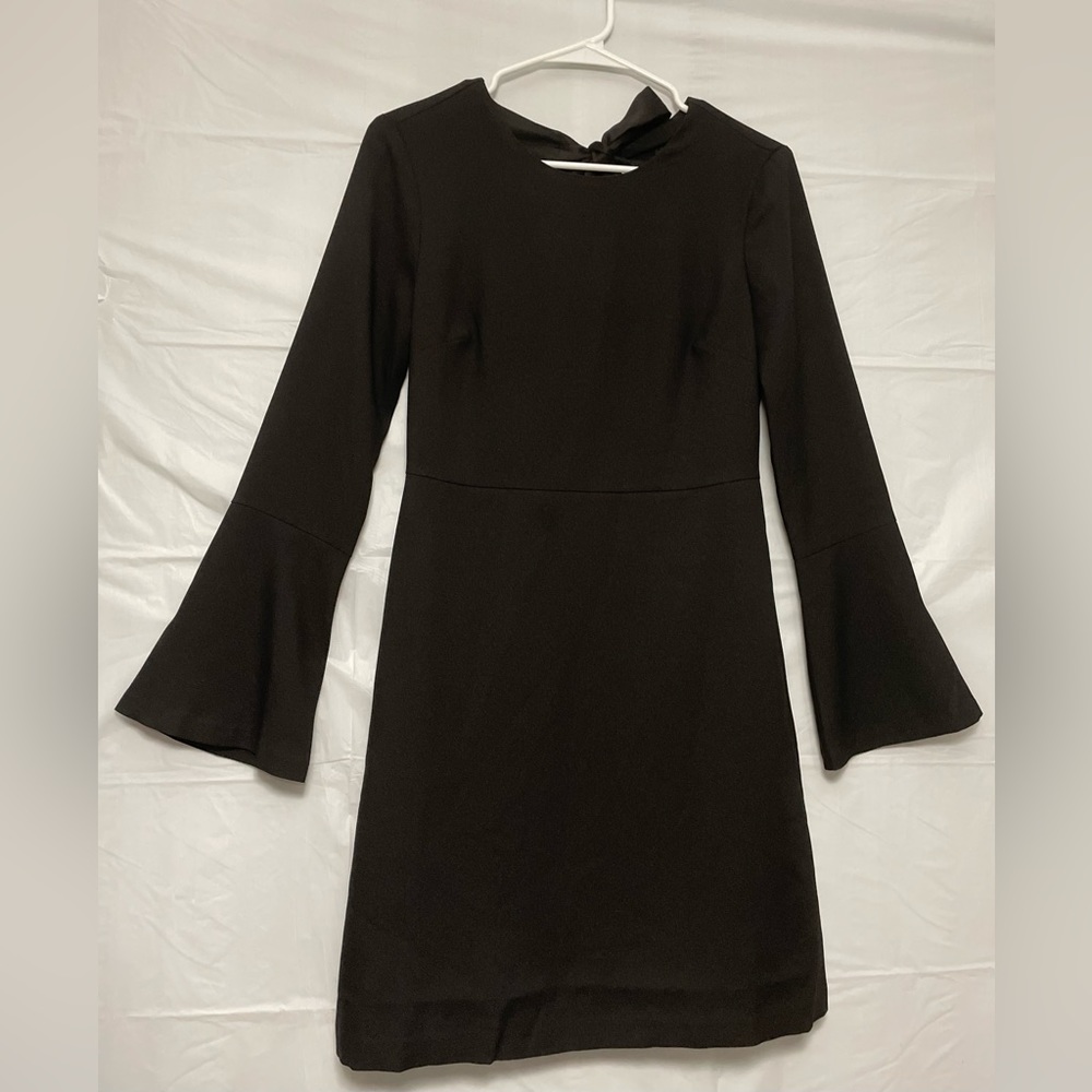 Banana Republic Black Sheath Long Sleeve Dress